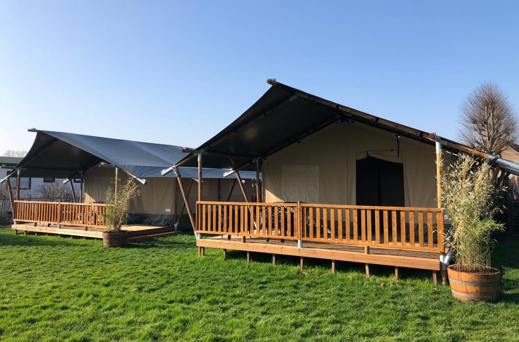 Glamping De Hof Van Eeden Warmond Esterno foto